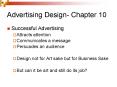 Advertising Design Chapter 10 PowerPoint PPT Presentation