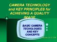 CAMERA TECHNOLOGY and KEY PRINCIPLES for ACHIEVING A QUALITY IMAGE PowerPoint PPT Presentation