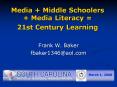 Media Middle Schoolers Media Literacy 21st Century Learning PowerPoint PPT Presentation