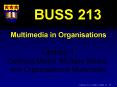 Multimedia in Organisations PowerPoint PPT Presentation
