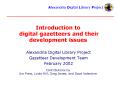 Introduction to digital gazetteers and their development issues PowerPoint PPT Presentation