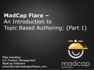 MadCap Flare-An Introduction to Topic Based Authoring