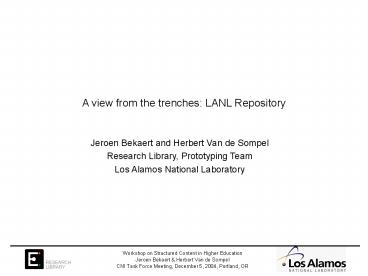 MPEG21 Digital Item Declaration ISOIEC 210002: an overview