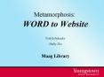 Metamorphosis: PowerPoint PPT Presentation