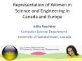Representation of Women in Science and Engineering in Canada and Europe PowerPoint PPT Presentation