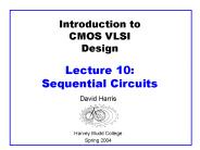 Introduction to CMOS VLSI Design Lecture 10: Sequential Circuits