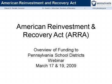 American Reinvestment