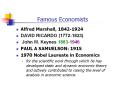 Famous Economists PowerPoint PPT Presentation