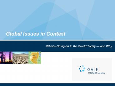Global Issues in Context