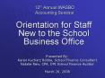12th Annual WASBO Accounting Seminar PowerPoint PPT Presentation
