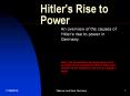 Hitler's Rise to Power PowerPoint PPT Presentation