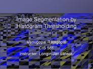 Image Segmentation by Histogram Thresholding
