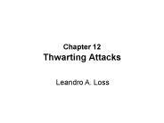Chapter 12 Thwarting Attacks