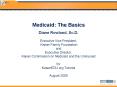 Medicaid: The Basics PowerPoint PPT Presentation