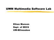 UWM Multimedia Software Lab