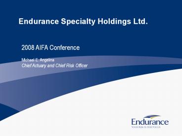 Endurance Specialty Holdings Ltd.