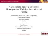 A General and Scalable Solution of Heterogeneous Workflow Invocation and Nesting