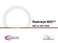 Reakosys M3D PowerPoint PPT Presentation