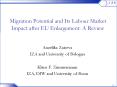 Migration Potential and Its Labour Market Impact after EU Enlargement: A Review PowerPoint PPT Presentation