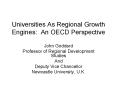 Universities As Regional Growth Engines: An OECD Perspective PowerPoint PPT Presentation