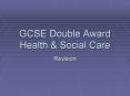 GCSE Double Award Health PowerPoint PPT Presentation