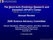 The Shortterm Prediction Research and Transition SPoRT Center