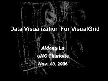 Data Visualization For VisualGrid