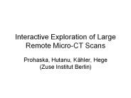 Interactive Exploration of Large Remote Micro-CT Scans