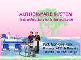 AUTHORWARE SYSTEM: Introduction to Interactions PowerPoint PPT Presentation