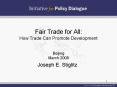 Fair Trade for All: How Trade Can Promote Development Beijing March 2008 PowerPoint PPT Presentation