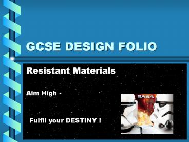GCSE DESIGN FOLIO