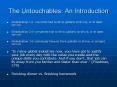 The Untouchables: An Introduction PowerPoint PPT Presentation