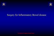 Surgery for Inflammatory Bowel disease