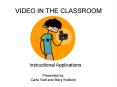 VIDEO IN THE CLASSROOM PowerPoint PPT Presentation