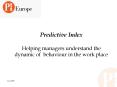Predictive Index PowerPoint PPT Presentation