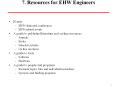 7. Resources for EHW Engineers PowerPoint PPT Presentation