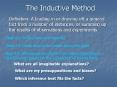 The Inductive Method PowerPoint PPT Presentation
