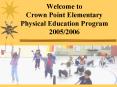 Welcome to Crown Point Elementary Physical Education Program 20052006 PowerPoint PPT Presentation