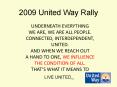 2009 United Way Rally PowerPoint PPT Presentation