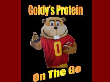 Goldy's Protein