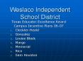 Weslaco Independent School District PowerPoint PPT Presentation