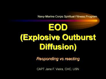 NavyMarine Corps Spiritual Fitness Program