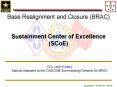 Sustainment Center of Excellence SCoE PowerPoint PPT Presentation