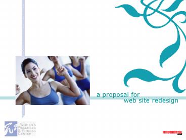 a proposal for web site redesign