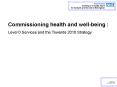Commissioning health and wellbeing : PowerPoint PPT Presentation