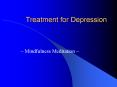 Treatment for Depression PowerPoint PPT Presentation