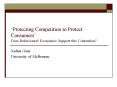 Protecting Competition to Protect Consumers Does Behavioural Economics Support this Contention PowerPoint PPT Presentation