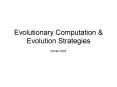Evolutionary Computation PowerPoint PPT Presentation