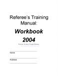 Referees Training Manual: PowerPoint PPT Presentation