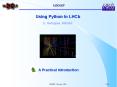 Using Python In LHCb E. Rodrigues, NIKHEF PowerPoint PPT Presentation